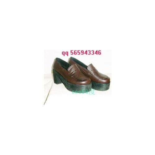 K-ON! Suzumiya Haruhi Cosplay Japanese Brown School Shoes S008
