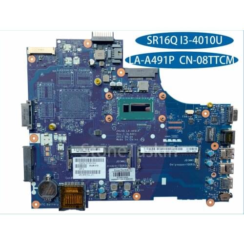 Best Value CN-08TTCM for Dell Latitude 3540 Laptop Motherboard ZAL00 LA-A491P SR16Q I3-4010U DDR3L 100% Fully Tested