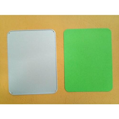 NEW 100*75mm rectangle board Metal Cutting Dies Stencil for DIY Scrapbooking/photo album Decorative Embossing Paper Cards Craft