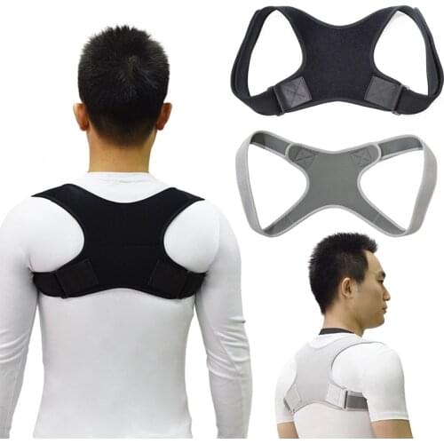 Back Shoulder Support Brace Belt Strap Improved Posture Pain Relief SN-Hot