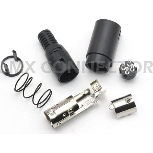 DIN Plug 3Pin 4Pin Kycon Power Socket for TFT LCD Flatscreen TV 12/24V DC Male Supply Adapter Connector