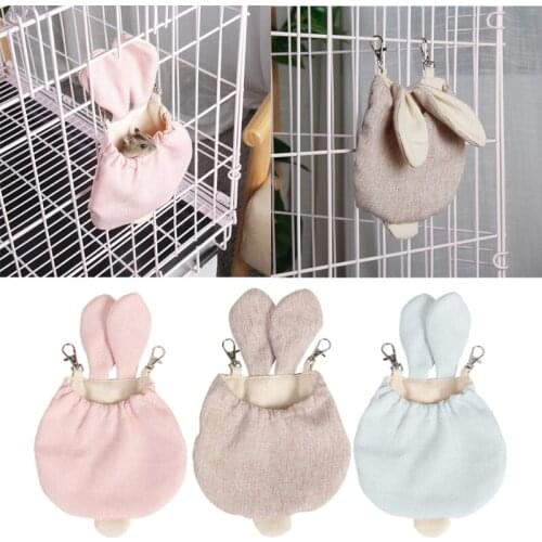 Small Pets Sleeping Bag Hamster Hammock Sugar Gliders Rat Nest Cage Hanging Bed Small Animal Housing Pocket Bed Swing Cage Toy