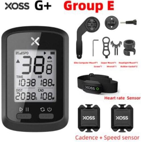 XOSS - Cycling Computer with GPS, Wireless G Speedometer, Bluetooth, Cycle Tracker, Waterproof, for Mountain and Road Bike