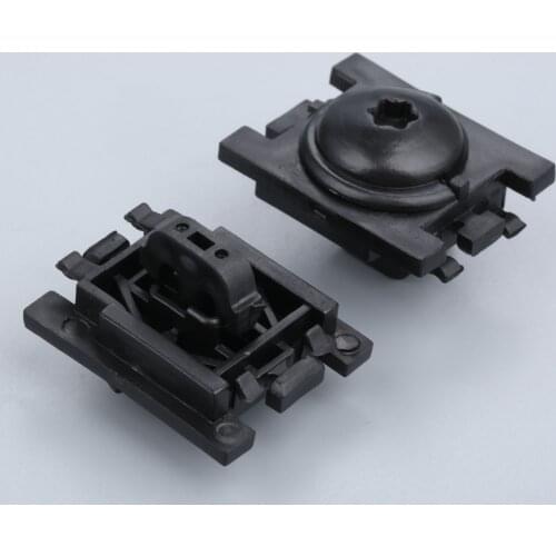 Yetaha 20pcs Auto Mudguard Lining Plastic Fasteners For Peugeot 307 Citroen C4 C-TRIOMPHE Car Fender Fixing Clips Clamps Set