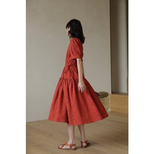 Yuemingfei Red Summer Dresses