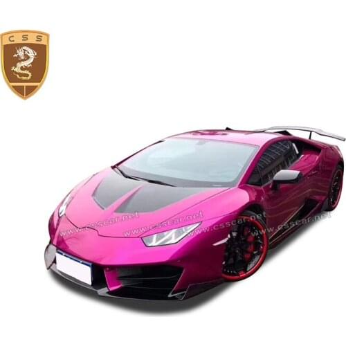 CSSCAR Factory Supply lp610 Front Bumper Lip Fit for Huracan lp580 2013-2018 Upgrade Vorsteiner Style car front diffuser parts