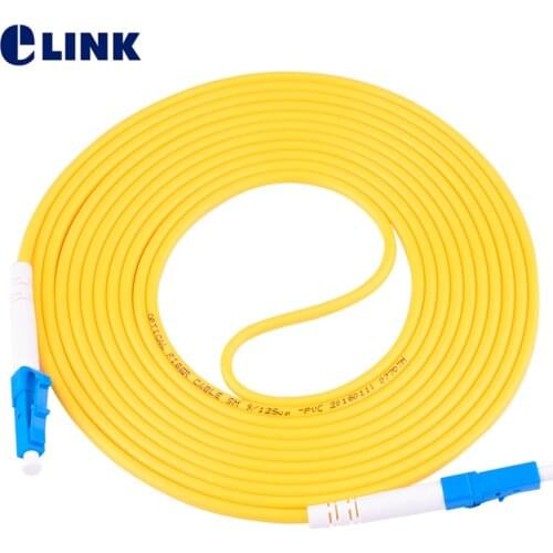 10pcs LC-LC fiber optic patch cord SM Simplex 1M 2M 3M 5M 7M 10M LC/UPC optical fibre jumper 2.0mm 3.0mm SX free shipping IL