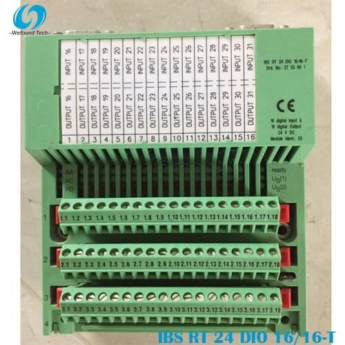 100% test for power supply for IBS RT 24 DIO 16/16-T 2753601 Work Good