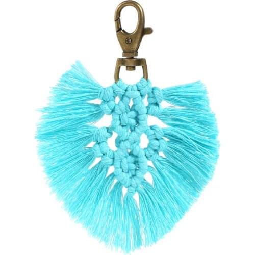 Key Chain for Women Bag Car Key Ring Tassels Bag Charm Holder Ornaments keychain F3ME