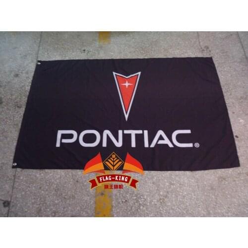 For pontiac Flag ,3x 5ft Polyester,free shipping pontiac banner