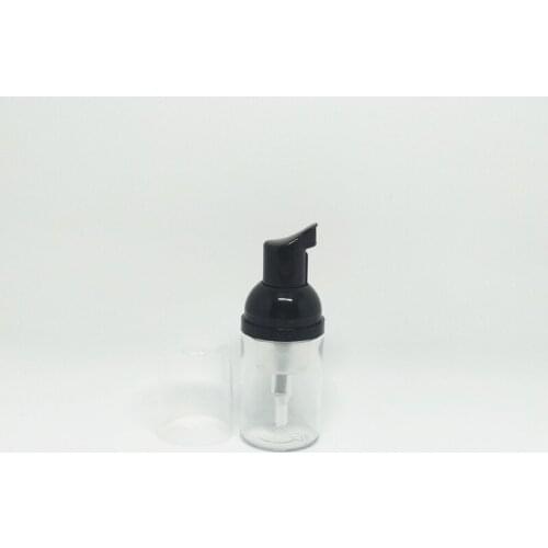 100ps 30ml Facial Cleanser creamTravel Size Clear Soap Dispenser best cheapest Foam bottle with black foam pumper refillable