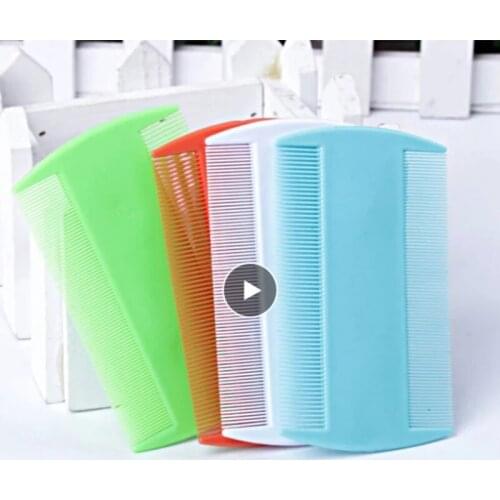 Double Sided Head Lice Comb Protable Fine Tooth Head Lice Flea Nit Hair Combs Styling Tools Hair Comb Pet Products Dog Combs
