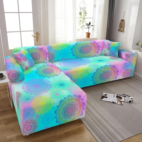 Elastic Sofa Covers for Living Room L Shape Sofa Need Buy 2 Pieces Sofa Cover Stretch Corner Couch Cover Slipcovers 1/2/3/4 Seat