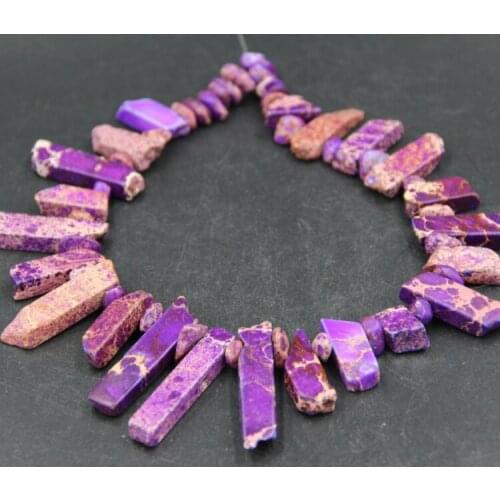 Full Strand Purple Sediment Imperial Emper Beads Stone Beads One Strand 15"/Diy For Jewelry Making AAA Quality MOQ 3PCS