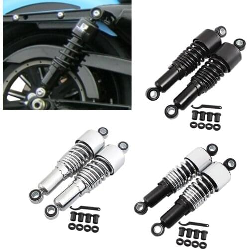 Motorcycle Hydraulic Shock Absorber Suspension Shock For Harley Touring Glide XL Road King Bobber Scrambler Bicycle Adjustable