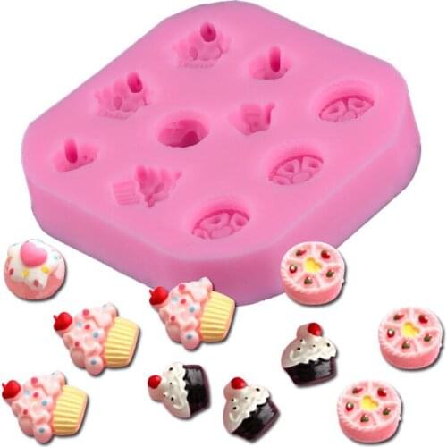 Top Fashion Rushed Cooking Tools Free Postage Small Cake Fondant Mold Modeling Bakeware Food Grade Liquid Chocolate Green