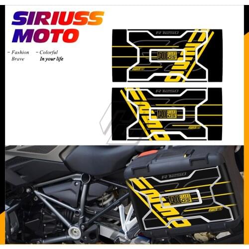 Motorcycle Trunk Sticker Case for BMW Motorrad Vario Case 2004-2012 R1200GS R1250GS Box Decals 40 Yesr GS