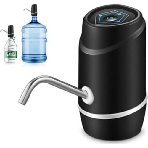 Water Bottle Pump Electric Water Dispenser Pumps USB Charging Water Pump Automatic Water Presses with 45° Inclined Outlet Pipe