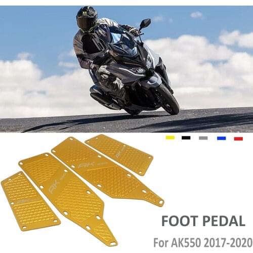 NEW 2017-2020 For KYMCO AK550 KYMCO AK 550 Motorcycle Floorboards Foot Pegs Pedal Front and Rear Footrest Footboard Step