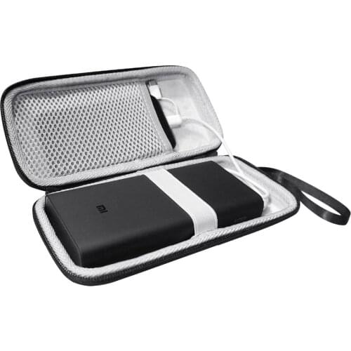 2019 New Fashion Hard EVA Travel Box Case for Xiaomi Power Bank 3 Pro 20000mAh Cover Portable Battery PowerBank Phone Bag