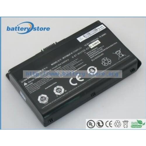 New Genuine battery W370BAT-8, 6-87-W37SS-427 for Schenker XMG A723 , XMG A503 , Schenker XMG A504 ,14.8V, 5200mAh, 76.96W