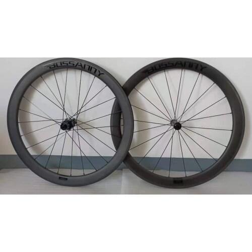 BOSSANNYWHEELS Rim Brake 700C Road Bike Wheelset 50MM Depth Carbon Rim