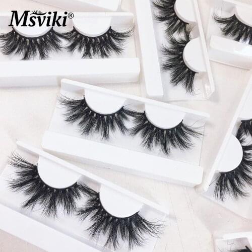 Wholesale 5D Mink Eyelashes Cruelty-free 5D Mink Lashes Packaging Box Vendors Soft Natural Long 25MM Fake Eyelash Extension Bulk