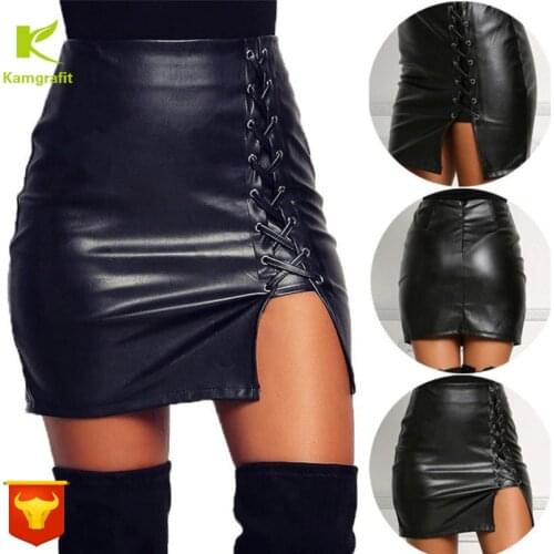 TiLeewon Leather Pencil Skirts China