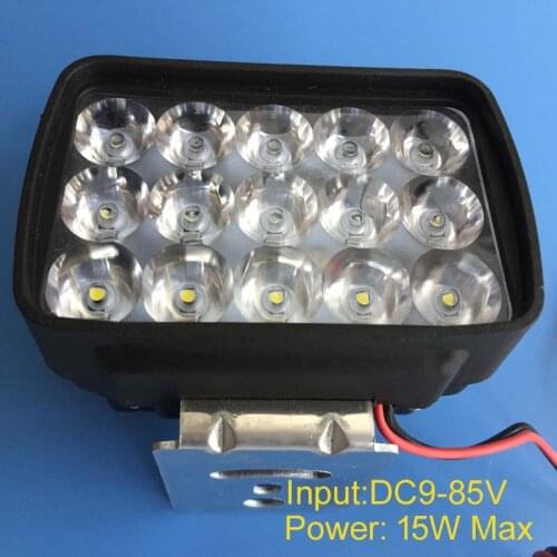 High quality 15w LED electrocar lamp,E-Bike,Pedelec,Motorized bicycle,Electric bike,Motorcycle,Motorbike led bulb,DC9V 12V 18V 24V 36V 48V 60V 72V 80V LED electrombile bulb light free shipping 5pcs/lot