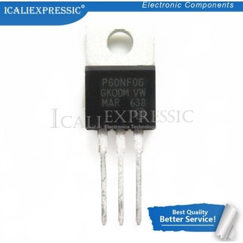 10PCS STP60NF06L STP60NF06 P60NF06 60NF06 TO-220 new original In Stock