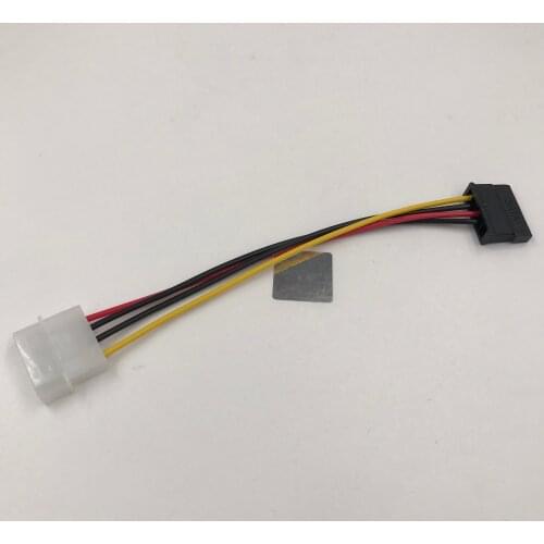 2 Pieces Sata power Cable IDE to Serial ATA SATA HDD Hard Drive Power Cable 18cm 2Pcs