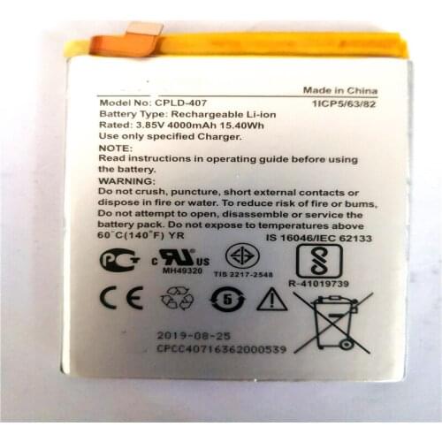 4000mAh/15.40Wh 3.8V CPLD-407 Replacement Battery For Coolpad mobile phone Li-Polymer Batterie with Repair Tools