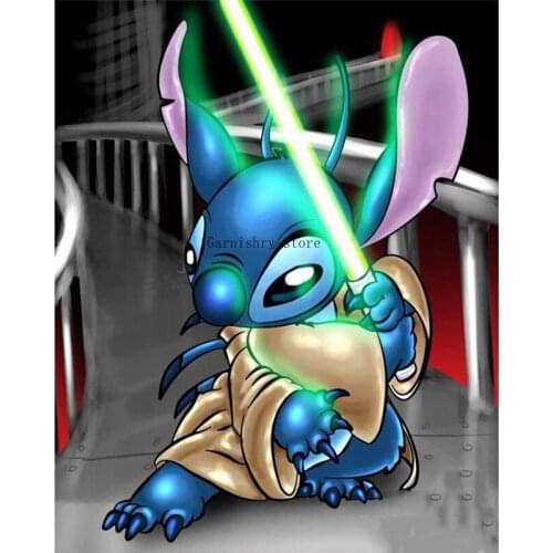 DIY 5D Diamond Painting Disney Stitch Mosaic Home Decor Diamond Embroidery Full Square Round Drill Fun Crafts for Children