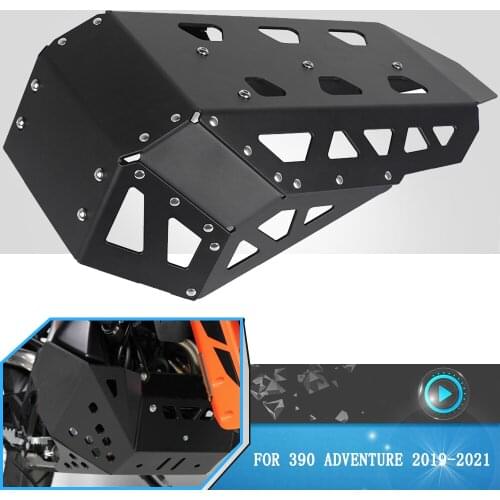 Motorcycle Aluminum Engine Guard Cover Protector Skid Plate Bash Frame Guard Accessories FOR 390 ADVENTURE 390ADV 2019 2020 2021