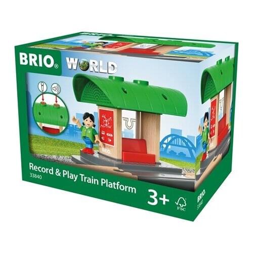 BRIO 33840 Quay railway track record and play