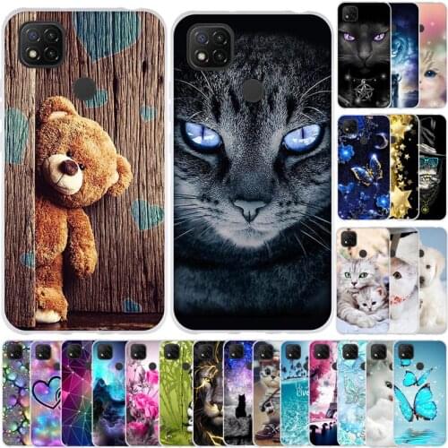 Case For Redmi 9C NFC Phone Case Soft Silicone TPU Back Cover For Fundas Xiaomi Redmi 9C 9 C Redmi9C NFC Case Protective 6.53"