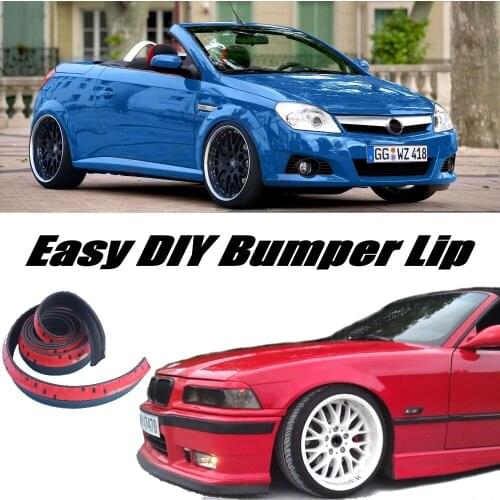 Bumper Lip Deflector Lips For Opel Tigra A / B Front Spoiler Skirt For Car View Tuning / Body Kit Strip