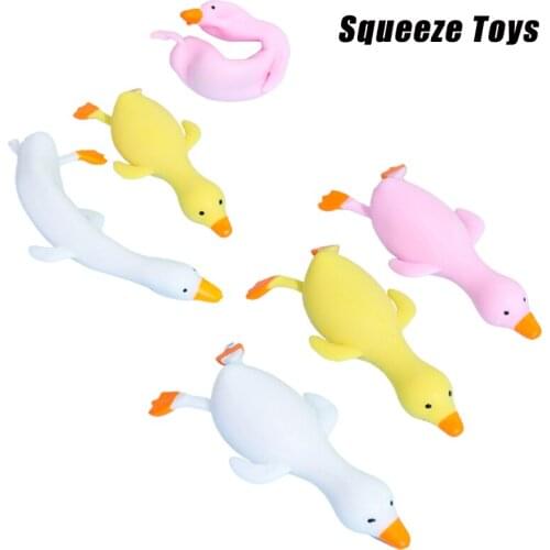 Stress Relief Relax Novelty Fun Toys Funny Anti Stress Ball Toys Squeeze Mini Duck Soft Safety Stress Relief Funny Gift Toys