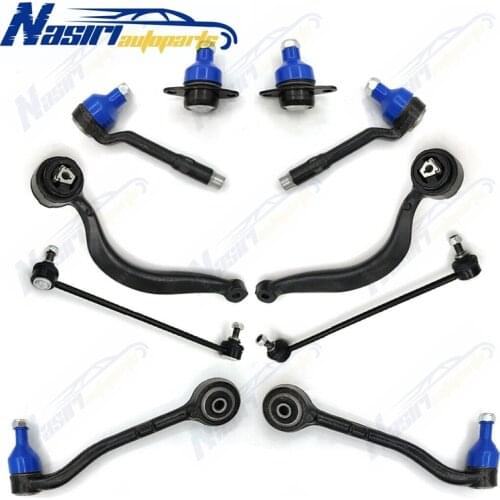 Front Ball Joint Control Arms Sway Bar Link Suspension Kit Set for BMW X5 E53 2000 2001 2002 2003 2004 2005 2006