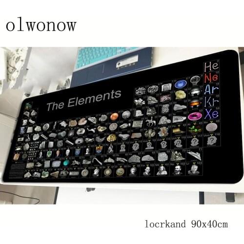 Table of the elements pad mouse computer gamer best mouse pad 900x400x3mm padmouse Adorable mousepad ergonomic office desk mats