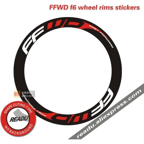 FFWD f6 road Bicycle wheel Group stickers f6 Replacement Sticker Decal Depth 48mm for the frame height of 60mm/70mm bike decals