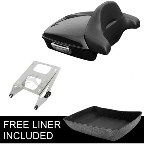 Motorcycle Chopped Pack Trunk Backrest Mounting Rack For Harley Tour Pack Touring Electra Glide Street Glide Ultra 2014-2021