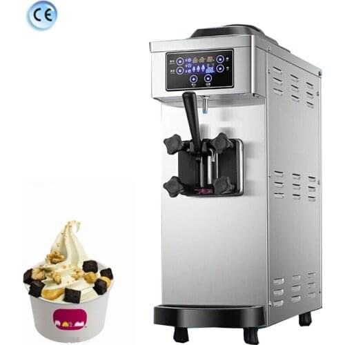 Yogurt Ice Cream Machine Desktop Single Nozzle Soft Ice Cream Machine 220V/110V Ice Cream Making Equipment