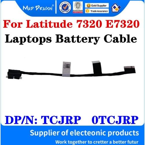New Original TCJRP 0TCJRP DC02003S100 For Dell Latitude 7320 E7320 GDC31 Laptops Battery Cable Connector Line Battery Wire