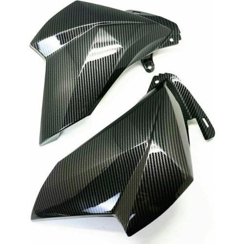 Carbon Fiber Pattern Front Side Cover Trim Panel Fairing for Kawasaki Z800 2013-2016