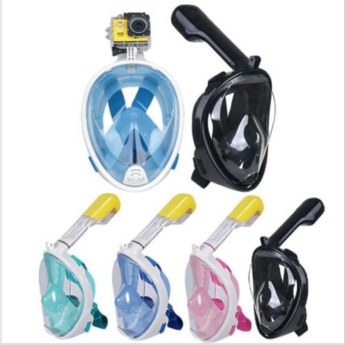Men And Women Full Face Breathing Adult Full Dry Video Diving Goggles Snorkeling Mask Diving Masks