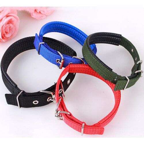 Dog Collar Foam Soft Adjustable Nylon Strap Pet Cat Collars For Small Medium Large Dogs Teddy Golden Retriever Basic Collars