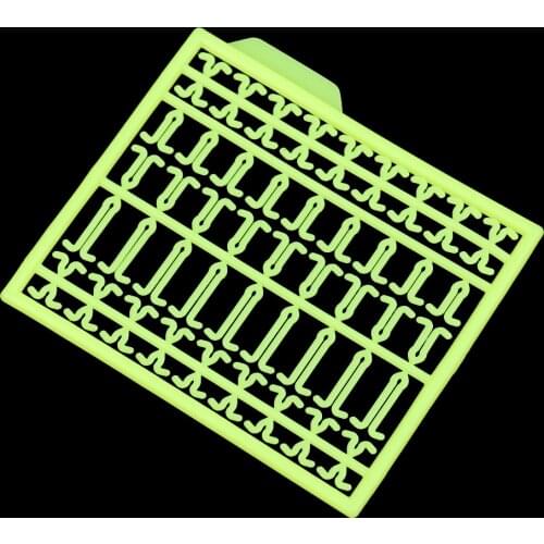 Plastic Boilie Stopper Terminal Tackle Elastic Bands Carp Green