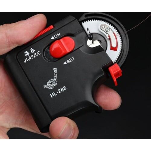 Fully Automatic Electric Fishing Hook Tier Machine Fishing Accessories Fast Tying Fishing Hooks Fishing Line Tying Device