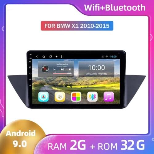 Hot For BMW X1 2010 2011 2012 2013 2014 2015 Automobile Navigator GPs Navigator Zksoftware Big Machine Android 9 Car GPS radio